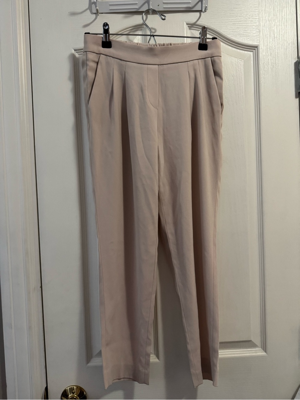 Aritzia Babaton Women High Waist Pleated Trousers Conan Pants Pink Size 2